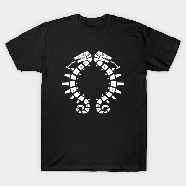 Traveler's Shield Dragons T-Shirt by kaeru